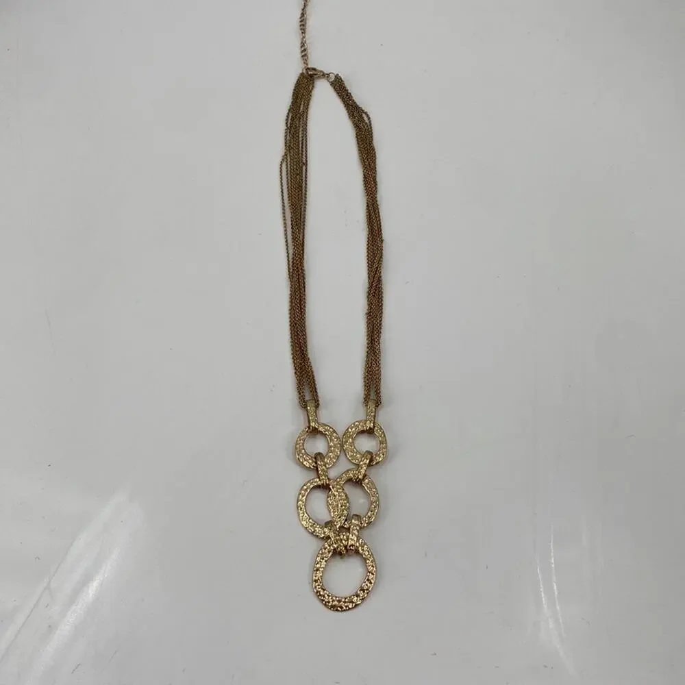 Bijoux Terner gold tone multi chain necklace - Picture 2 of 4